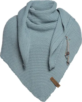 Produktbild von Knit Factory Coco Dreiecksschal - Stone Green - 190x85 cm