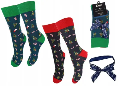Produktbild von Moraj 2er-Pack Weihnachts-Nikolaus-Socken Geschenk 39-42