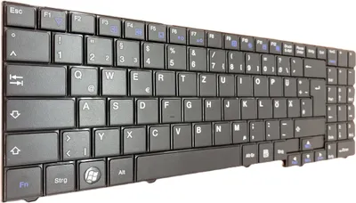 Produktbild von DEUTSCHE - Schwarz Tastatur Keyboard kompatibel für P/N: 531082590019