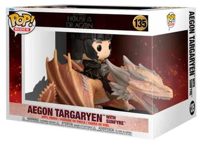 Produktbild von Funko Pop! Television: House of the Dragon - Aegon Targaryen with Sunfyre #135 Ride