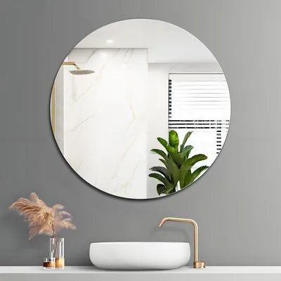 Immagine prodotto di Omgoods - Specchio rotondo senza cornice - Specchio da parete decorativo di 40 cm