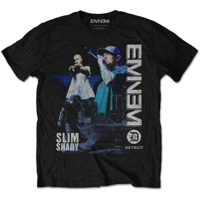 Produktbild von Eminem Detroit Black 2XL T-Shirt