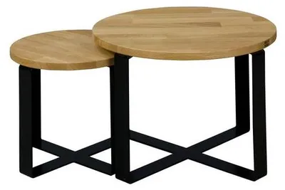 Productafbeelding van Bijzettafel, design, salontafel, set van 2: salontafels, koffietafels