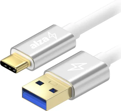 Produktbild von AlzaPower AluCore USB-A auf USB-C 3.2 Gen 1 5Gbps 2m silber