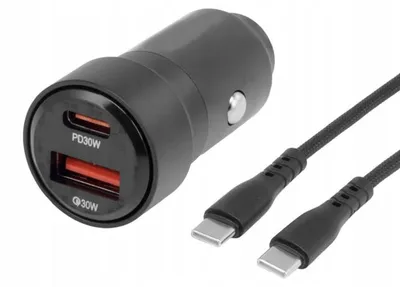 Produktbild von DBautomotive Kfz-Ladegerät USB-C PD 30W Dual Schnellladung