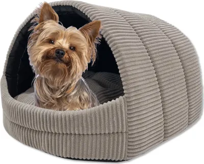 Produktbild von Hundehütte Hundehöhle Exklusives Haus Hund oder Katze | 2 Größen | Hochwertiges Material | Komfortabel und Waschbar