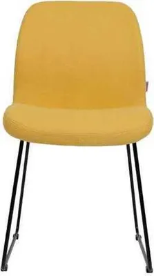 Image de Chaises jaunes, design de luxe, fauteuils rembourrés, mobilier de bureau, meubles pour salle à manger, meubles textiles