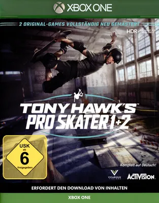 Produktbild von Activision Tony Hawk's Pro Skater 1+2, Xbox One, T (Jugendliche), Physische Medien