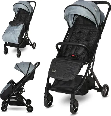 Produktbild von Lorelli Kinderwagen Myla, Reisebuggy mit Liegeposition, Baby Buggy mit Liegefunktion klein, Leicht, Nur 7 kg, Kinderbuggy klappbar bis 15kg, Blau