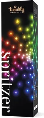 Produktbild von Twinkly Spritzer, Girlande, Mehrfarbig, IP44, Schwarz, Multi, G