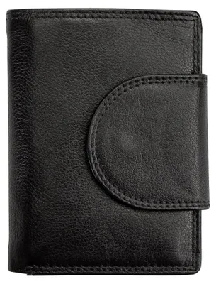 Produktbild von Josephine Osthoff Geldbörse Damen Wiener Schachtel, Platz für 11 Karten, Minibrieftasche mit Münzfach, Portemonnaie Herren Geldbeutel aus echt Leder mit RFID-Schutz (934)
