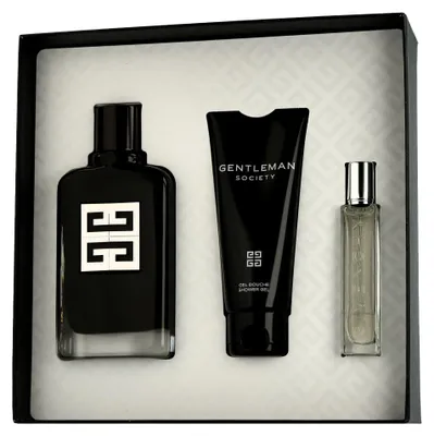 Image de Givenchy Gentleman Society Giftset Edp Spray 100ml/Edp Spray 12,5ml/Shower Gel 75ml 187,5 ml