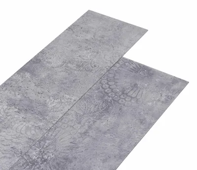 Image de Planches de Sol Autocollantes 32 pcs Ciment gris 4,46 m² PVC