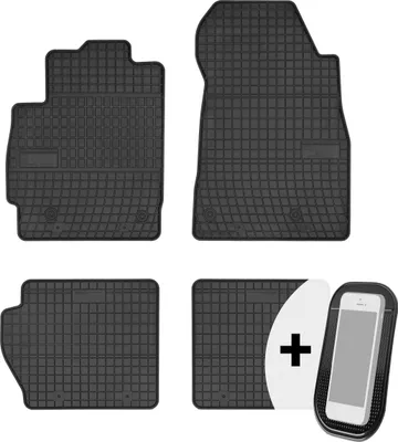 Produktbild von Gummimatten Auto Fußmatten Automatten Passgenau 4-teilig Set - passend für Mazda 2 II 2007-2015
