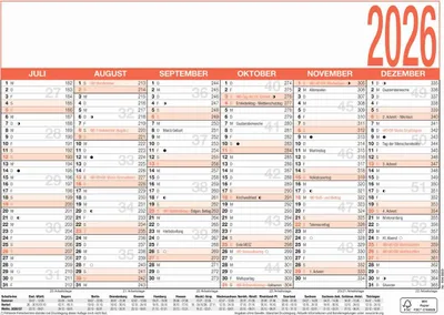 Immagine prodotto di Arbeitstagekalender A5