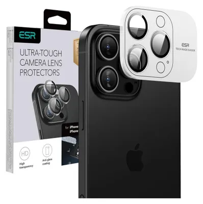 A product shot showing the packaging and a close-up of the product on a smartphone.