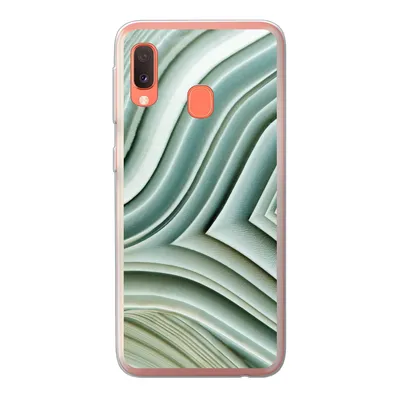 Produktbild von MuchoWow® Handyhülle Schutzhülle Hülle für Samsung Galaxy A20e Naturstein - Abstrakt - Grau Silikon Softcase Handy Hülle - Abdeckung
