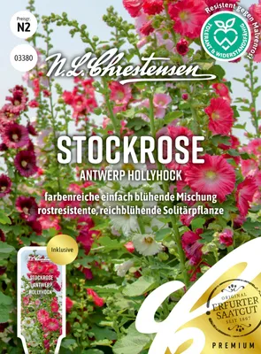 Zdjęcie produktu dla Stockroża antwerpska, malwa. Nasiona stockroży firmy N.L. Chrestensen