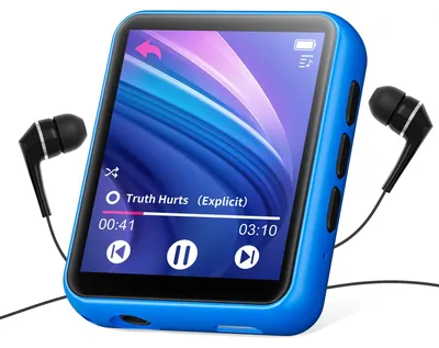 Obrázek produktu pro Bluetooth 5.3, MP3 přehrávač, 32 GB, přenosný digitální hudební přehrávač s FM rádiem