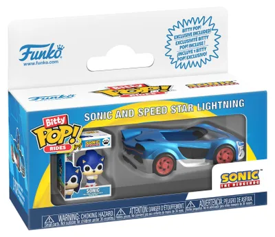 Produktbild von Funko FK92960 - Sonic Bitty POP! Ride Vinyl Figur Speed Star w/Sonic 2,5 cm -