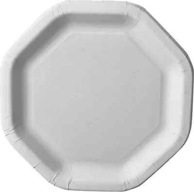 Image de Papstar Assiette en carton pure octogonale