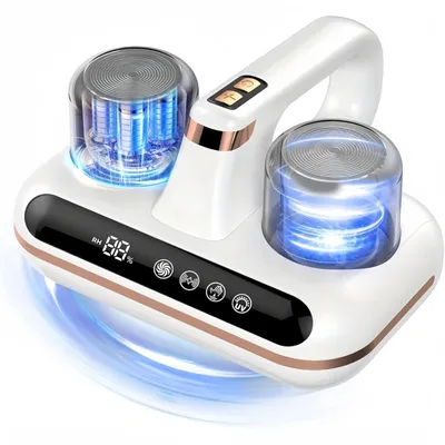 Produktbild von Matratzenstaubsauger, 4-in-1 kabelloser Matratzenstaubsauger mit UV-Licht und LED-Display