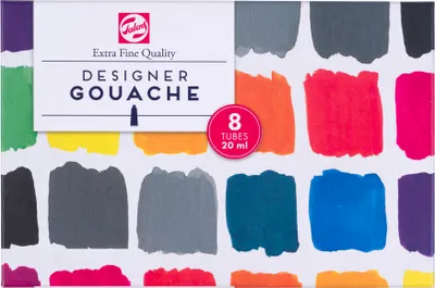 Produktbild von Talens Gouache Extra Fein Mischset, 8x20ml Tuben
