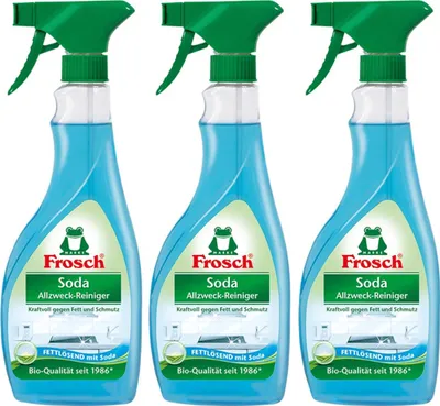 Produktbild von 3x Frosch Soda Allzweck-Reiniger 500 ml Sprühflasche