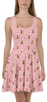 Produktbild von Mr. & Mrs. Panda Kleid Igel Luftballon XXL - Rosa - Geschenk, Geburtstag, Herzlichen Glückwunsch, A-Linien-Kleid, Ballon, Happy Birthday, Lustige Sprüche, Sommerkleid