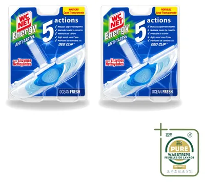 Produktbild von 2 x WC Net Toilethänger Ocean Fresh 38 g - Vorratspackung - 2 Stücke