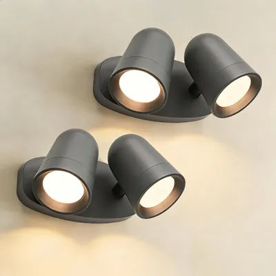 Produktbild von Außenwandleuchte mit 2 Warmweißen LED Lampen