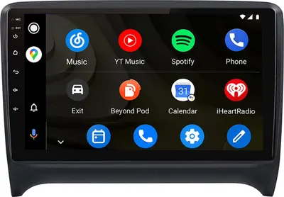 Obrázok produktu pre Android autorádio 9'' 128 GB pre Audi TT 8J (2006–2014) Carplay Android Auto navigácia Bluetooth