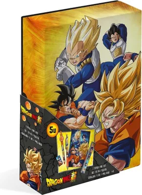 Zdjęcie produktu dla Zestaw artykułów piśmienniczych Dragon Ball Super 5 elementów w pudełku