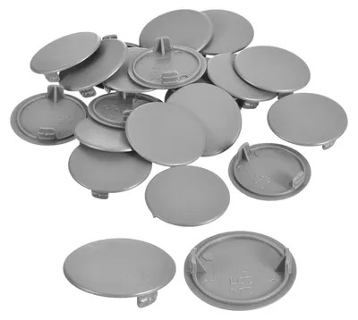 Imagen del producto de Agujeros para bisagras, redondos, de 35 mm de diámetro, 100 unidades, de plástico, para muebles