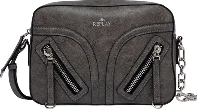 Image de REPLAY sac à épaule bandoulière Crossbody Bag Washed Black anthracite