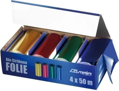 Produktbild von Alufolie bunt 4er Pkg.
