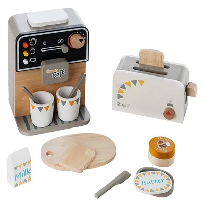 Immagine prodotto di Caffettiera e tostapane Howa in legno con 13 accessori inclusi 4887