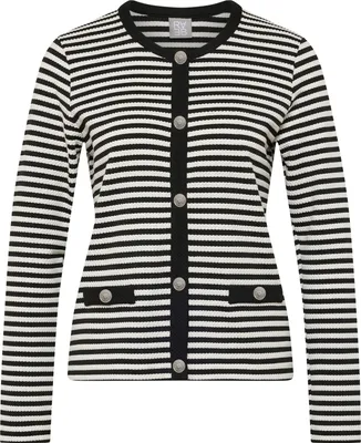 Produktbild von RABE Damen Jacke Schwarz Größe 40, tailliert, aus Strukturmaterial mit Stretch
