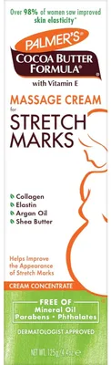 Produktbild von Palmer's Cocoa Butter Massage Cream for Stretch Marks, Creme, Frauen, Anti-Dehnungsstreifen, Elastizität, Jeder Hauttyp, 125 g, Tube