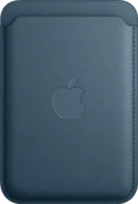 Image de Portefeuille Apple FineWoven MagSafe avec fonction 'Find-Mine' - Bleu Pacifique