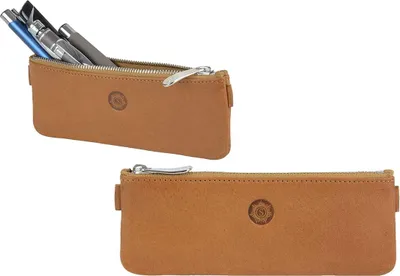 Produktbild von Sonnenleder Stiftetui Federmäppchen Leder Stifteetui Stifttasche naturbraun