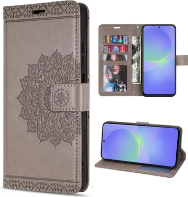 Produktbild von Hülle für Samsung Galaxy A36/ A56 Handy Tasche Case Schutzhülle Schale Etui BF Grau