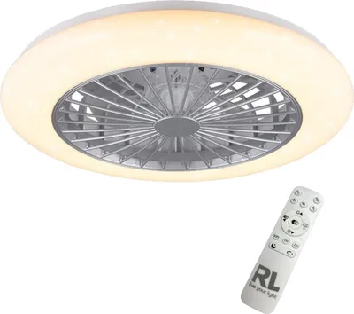 Image de Ventilateur Plafond Lumière LED 30W Ø50cm - Éclairage led Télécommande