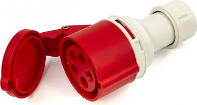 Produktbild von CEE Kupplung Stecker Adapter 400V 16A 5-polig Starkstrom IP44 Phasenaustauscher