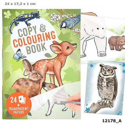 Zdjęcie produktu dla DEPESCHE 0012178 DEPESCHE Wildtiere Durchpaus Bastelbuch