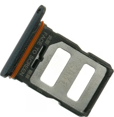 Produktbild von Simkarten Halter für Xiaomi Mi 12T 5G - Tray Fach Schublade Schlitten Schwarz