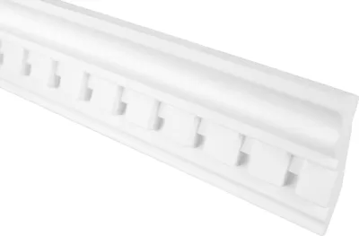 Produktbild von GRAND DECOR Stuckleisten Decke Barock Stil, PolyurethanHartschaum weiß - 2m Deckenleisten gemustert Rahmenleisten Deckenstuck zum kleben (2 Meter C708)