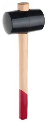 Produktbild von Ruthe Gummihammer 510 g Esche-Stiel, Größe 1: 55 x 90 mm,