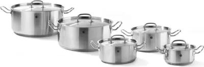 Produktbild von HENDI Bratentopf m/Deckel Edelstahl 200x95 mm 3 l Kitchen Line