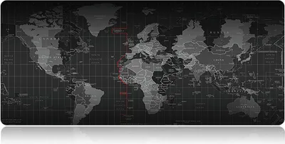 A world map displayed on a black background with a grid overlay.